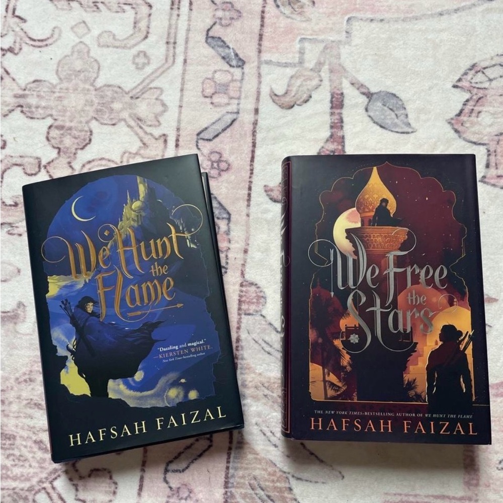 We Hunt the Flame duology hardcovers